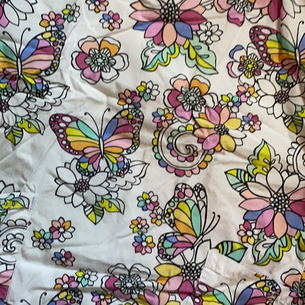 Multi Color Scrub Top - Picture 2 of 3